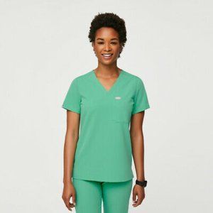 FIGS Catarina Scrub Top Surgical Green Medium